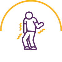 Moderate dyskinesia icon